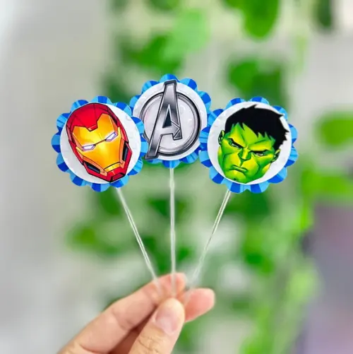 Topper Docinho Heróis Vingadores 3d