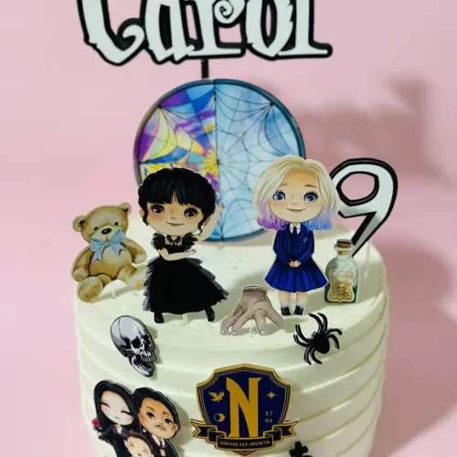 Topo de Bolo Wandinha Vandinha
