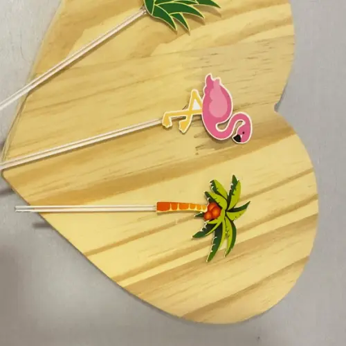 Topper Docinho Tropical Flamingo