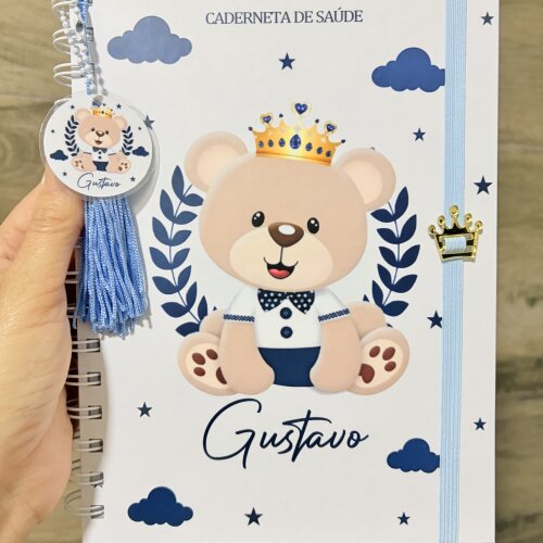 Caderneta de Saúde Vacinação  Ursinho Príncipe