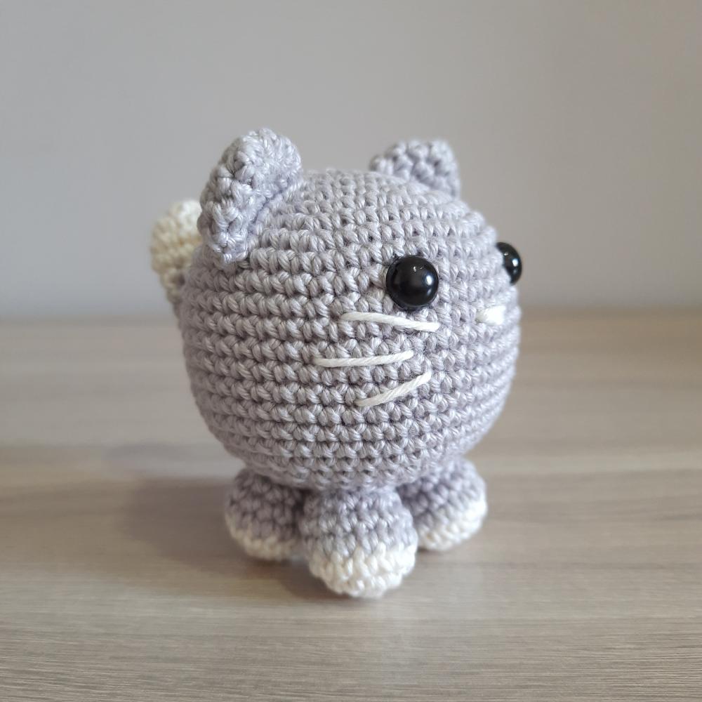 Gatinho Bola Amigurumi