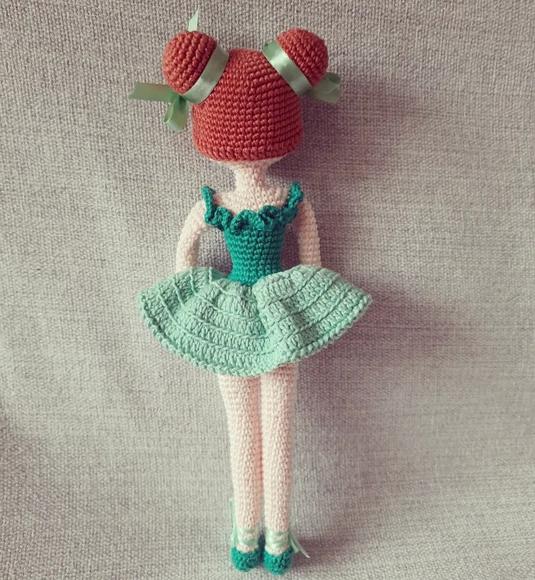 Bailarina em Amigurumi