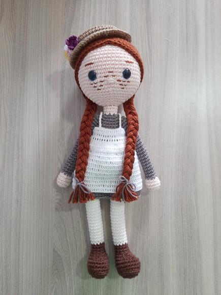 Boneca Anne em Amigurumi