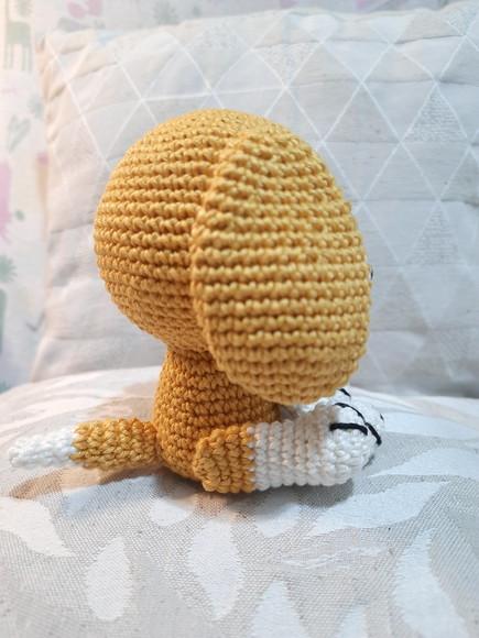 Cão Amigurumi