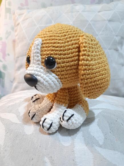 Cão Amigurumi