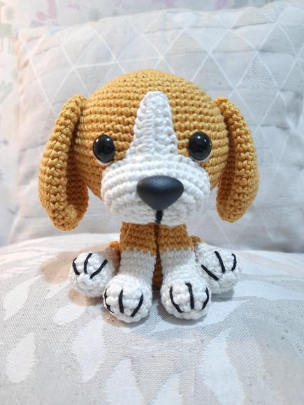 Cão Amigurumi