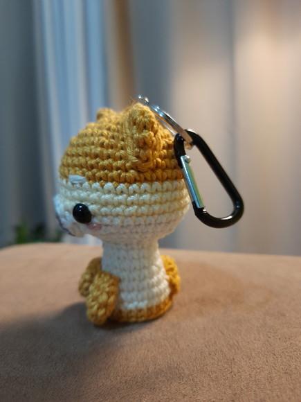 Chaveiro Cãozinho em Amigurumi
