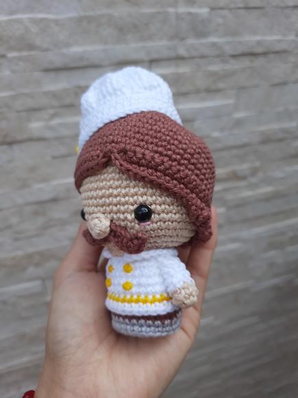 Chef em Amigurumi