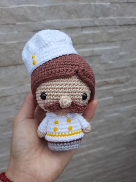 Chef em Amigurumi