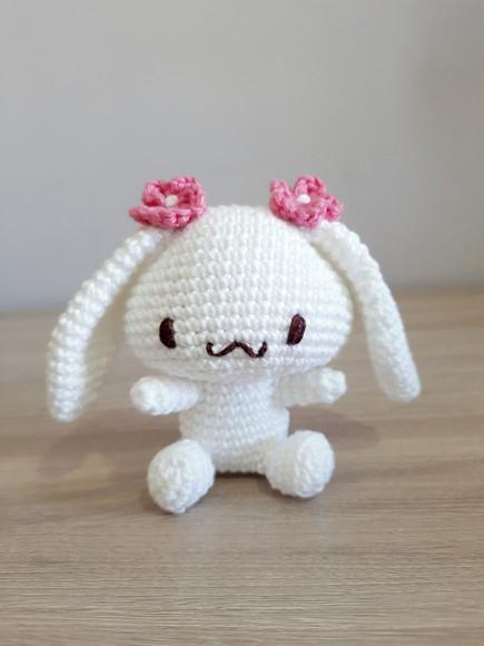 Coelhinha Cinnamoroll em Amigurumi
