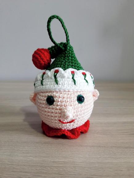 Duende Enfeite em Amigurumi