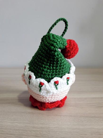 Duende Enfeite em Amigurumi