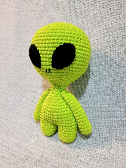Et Amigurumi Cor Verde Limão