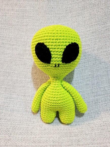 Et Amigurumi Cor Verde Limão