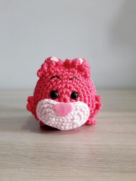 Gato Cheshire em Amigurumi