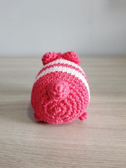 Gato Cheshire em Amigurumi