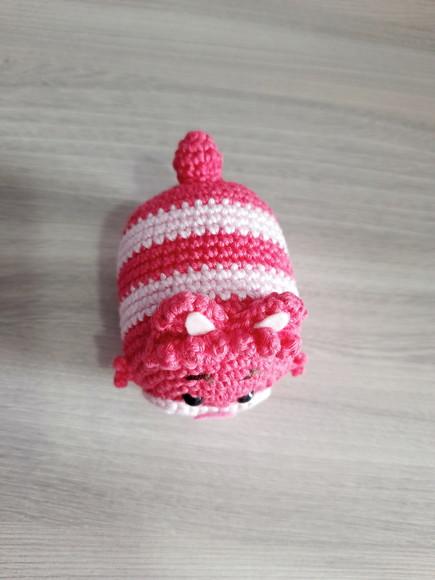 Gato Cheshire em Amigurumi