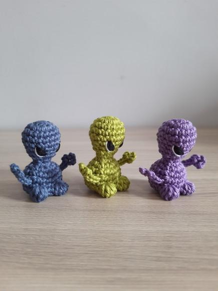 Kit 3 Ets em Amigurumi