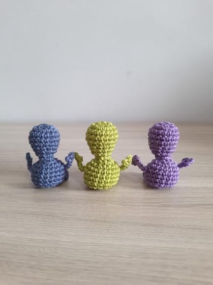 Kit 3 Ets em Amigurumi
