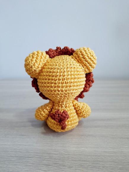 Leão em Amigurumi