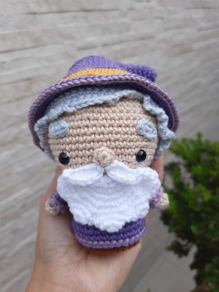 Mago em Amigurumi