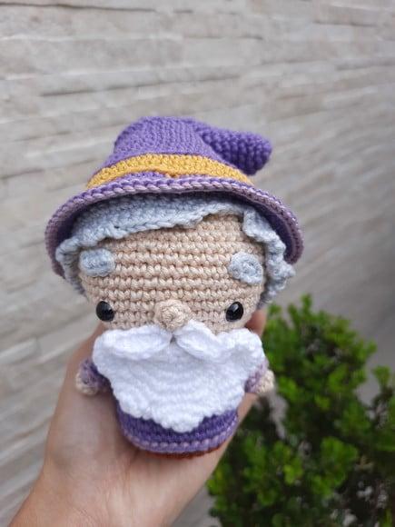 Mago em Amigurumi