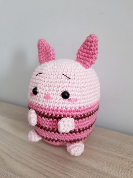 Porquinho em Amigurumi (piglet Disney)