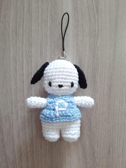 Strap de Pochacco Amigurumi
