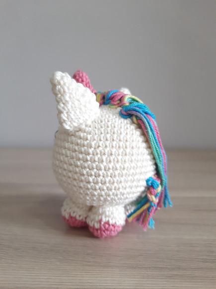Unicórnio Bola Amigurumi