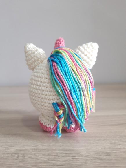 Unicórnio Bola Amigurumi