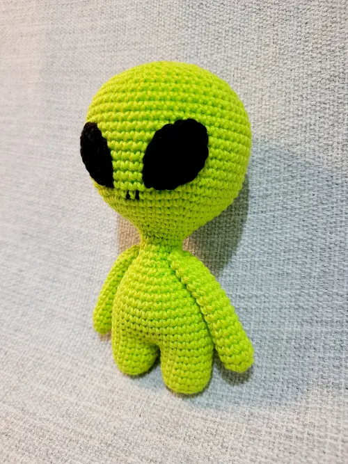 Et Amigurumi Cor Verde Limão