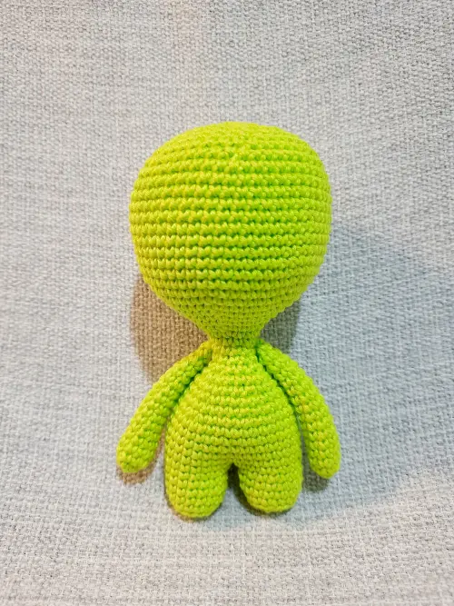 Et Amigurumi Cor Verde Limão