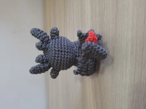 Banguela Amigurumi Cor Cinza