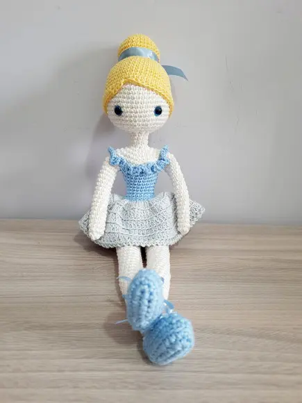 Bailarina em Amigurumi