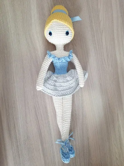 Bailarina em Amigurumi