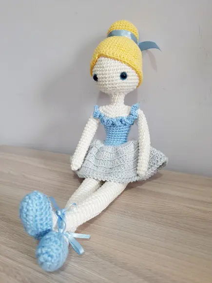 Bailarina em Amigurumi