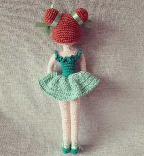 Bailarina em Amigurumi