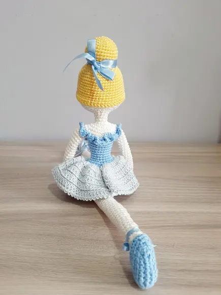 Bailarina em Amigurumi