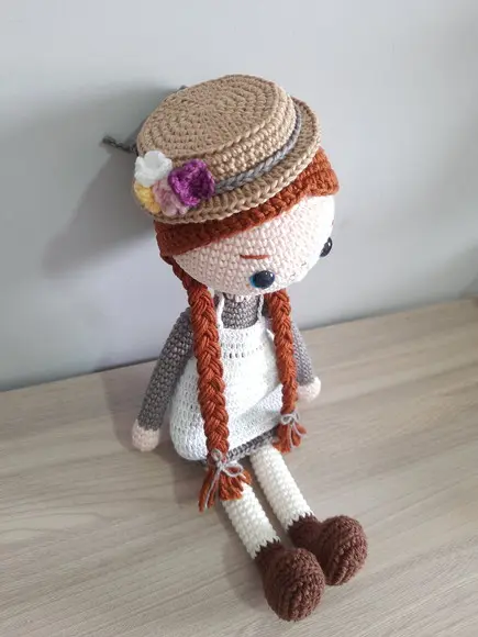 Boneca Anne em Amigurumi