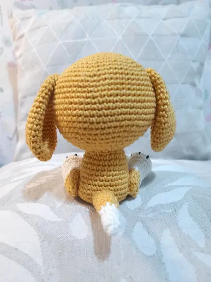 Cão Amigurumi