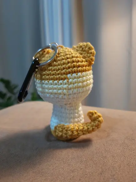 Chaveiro Cãozinho em Amigurumi