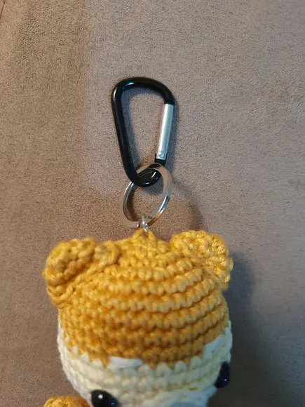 Chaveiro Cãozinho em Amigurumi