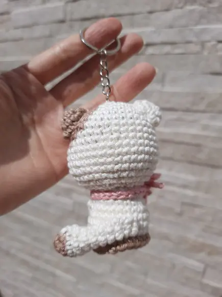 Chaveiro Gatinho Amigurumi