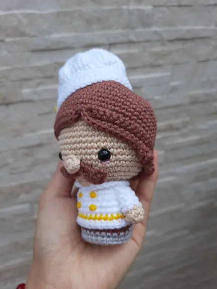 Chef em Amigurumi