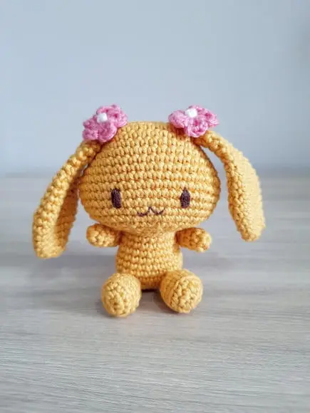 Coelhinha Cinnamoroll Mocha em Amigurumi