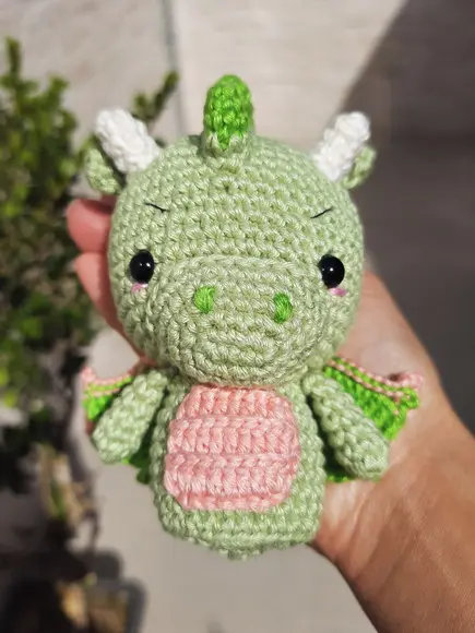 Dragão em Amigurumi