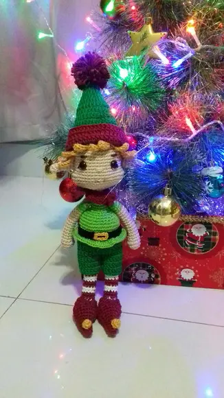 Duende Natal Amigurumi
