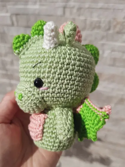 Dragão em Amigurumi