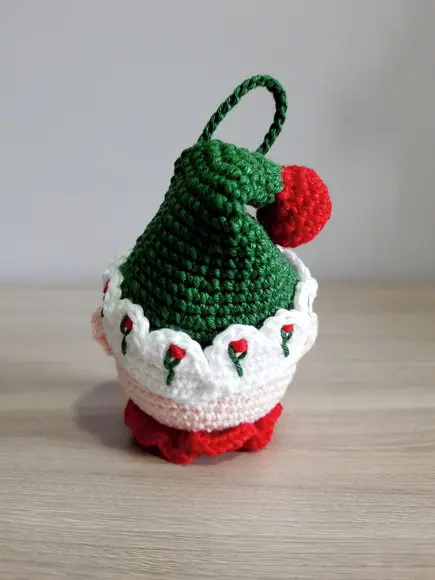 Duende Enfeite em Amigurumi