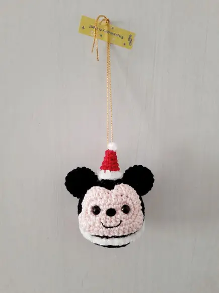 Enfeite do Mickey de Natal
